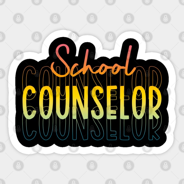 School Counselor Sticker by Xtian Dela ✅